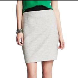 NWT 𝅺Banana Republic Tweed Pencil Skirt Sz 8